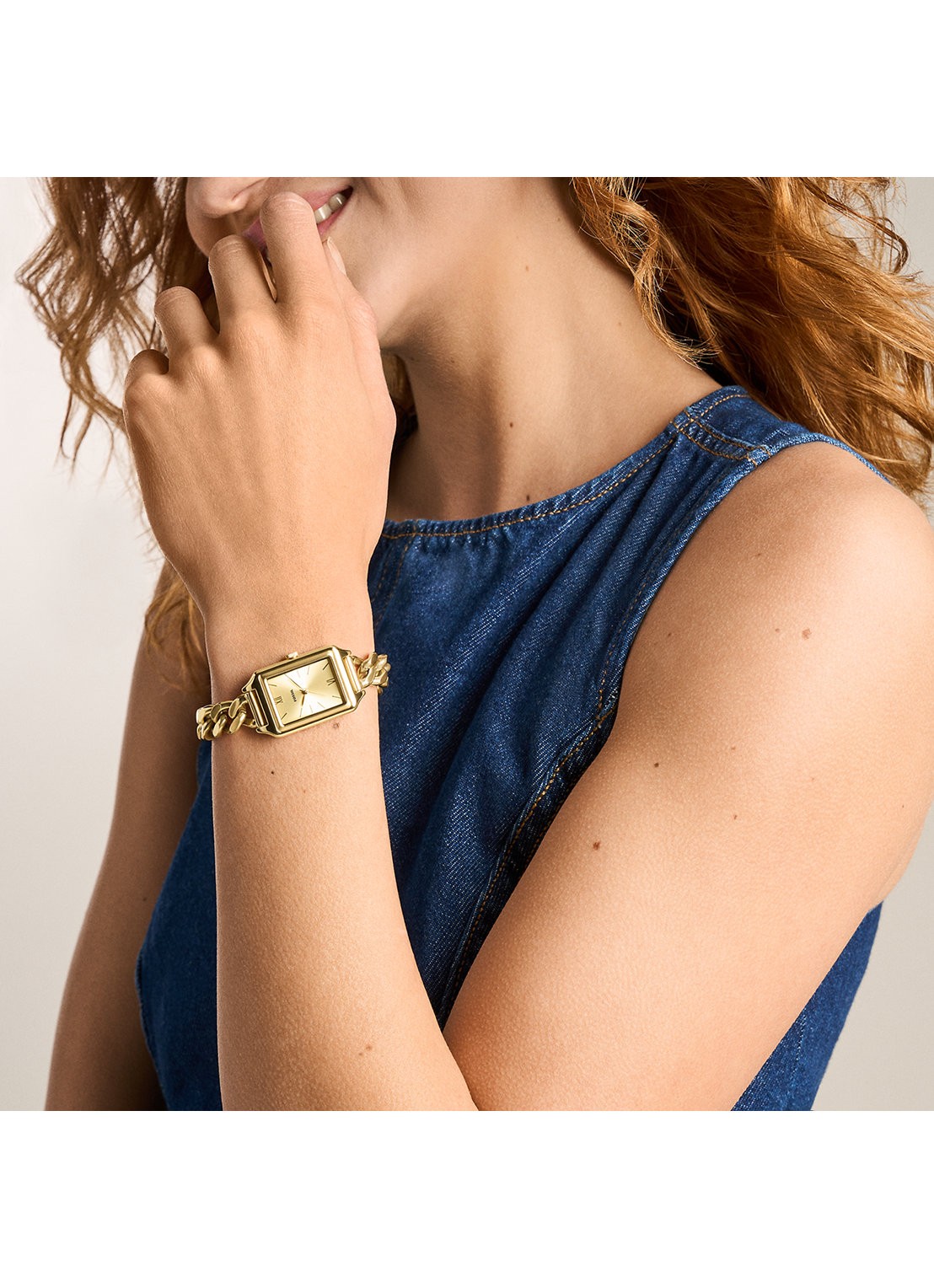 Fossil Raquel horloge ES5478 - detail 5 goud