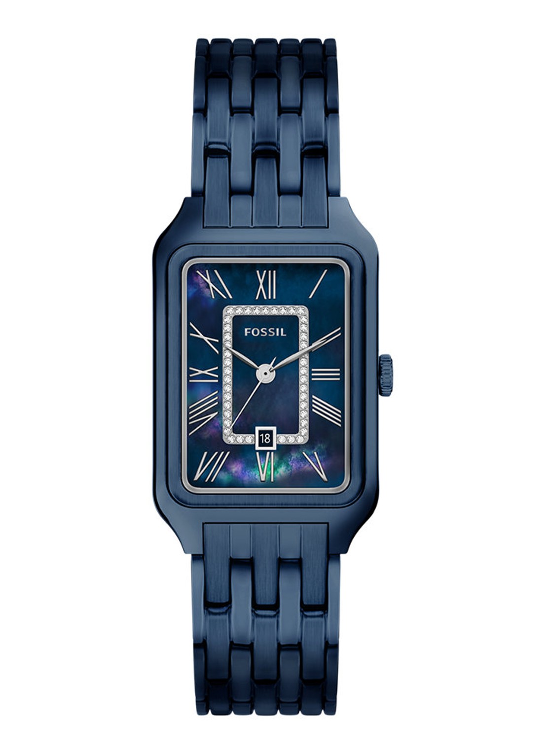 Fossil Raquel horloge ES5479 - voorkant 6 blauw