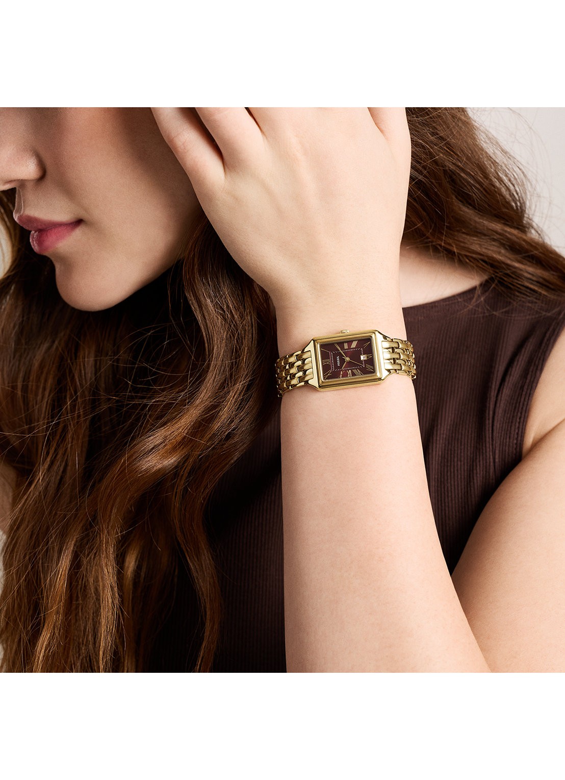 Fossil Raquel horloge ES5512 - detail 4 goud