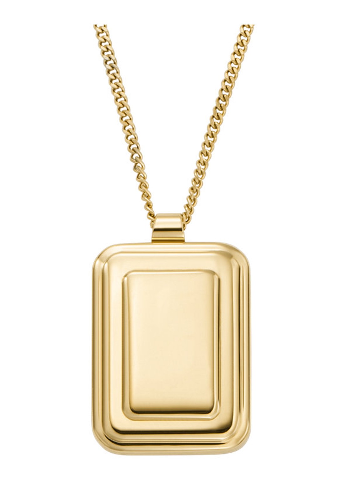Fossil Raquel ketting JF04951710 - voorkant goud