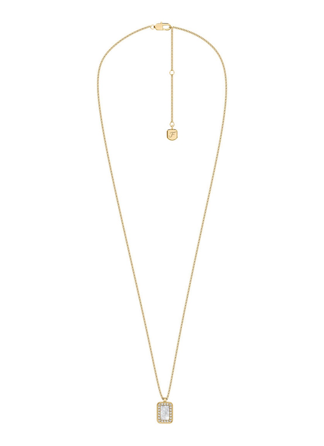 Fossil Raquel ketting JF04997710 - detail 2 goud