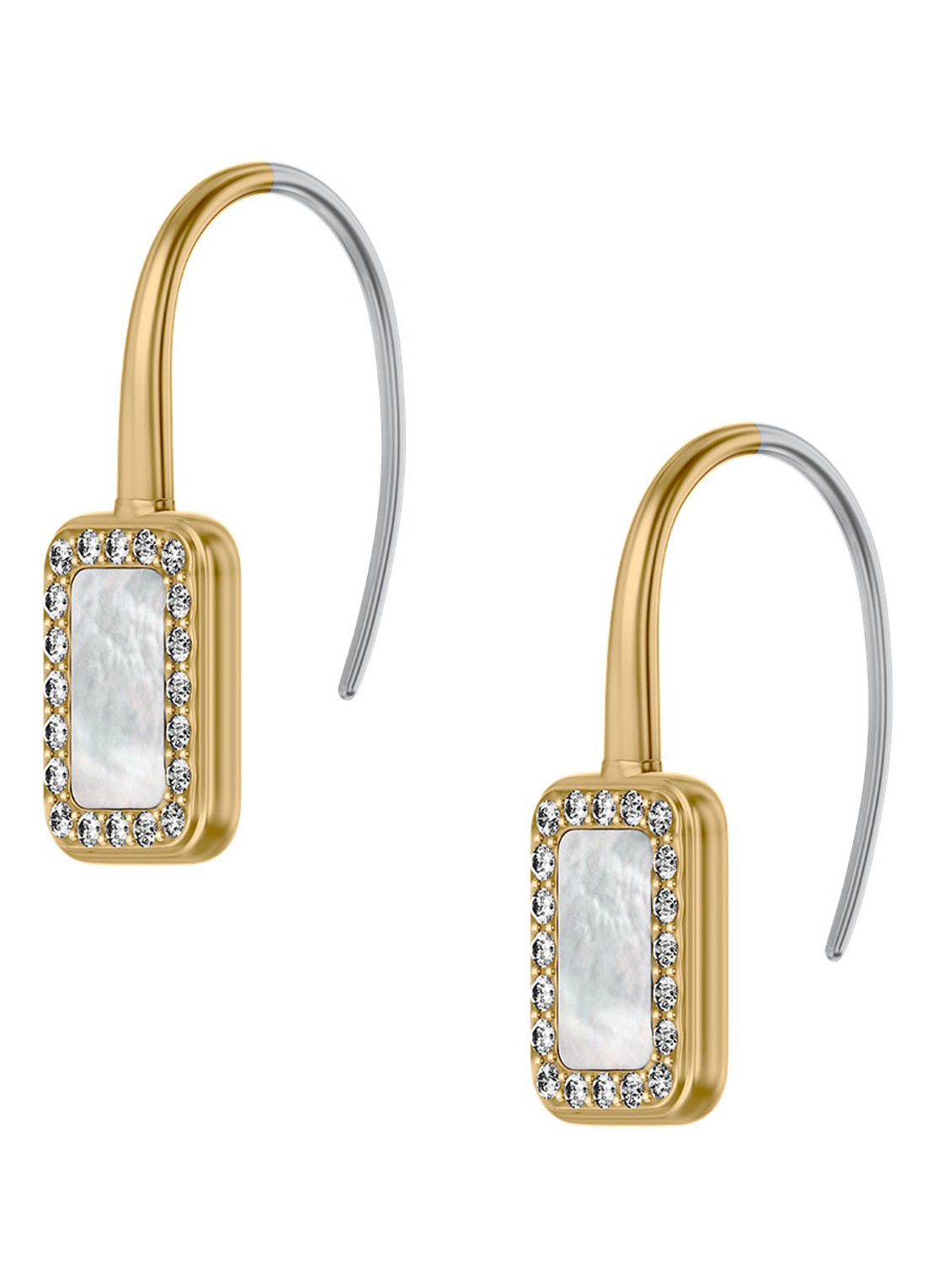 Fossil Raquel oorhangers JF04999710 - detail 2 goud