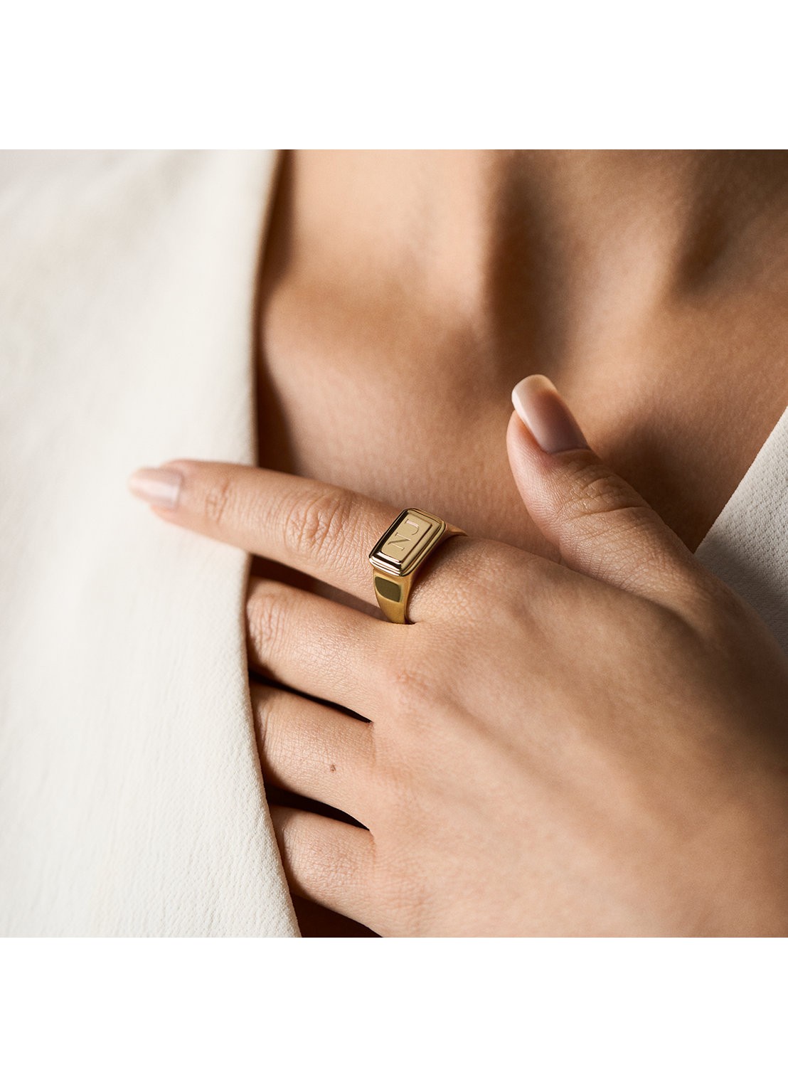 Fossil Raquel ring JF04952710 - detail 4 goud