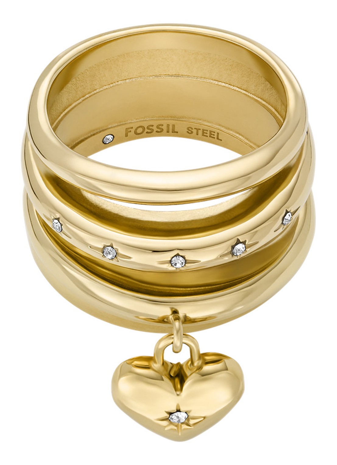 Fossil Ring JF04834710 - detail 3 goud