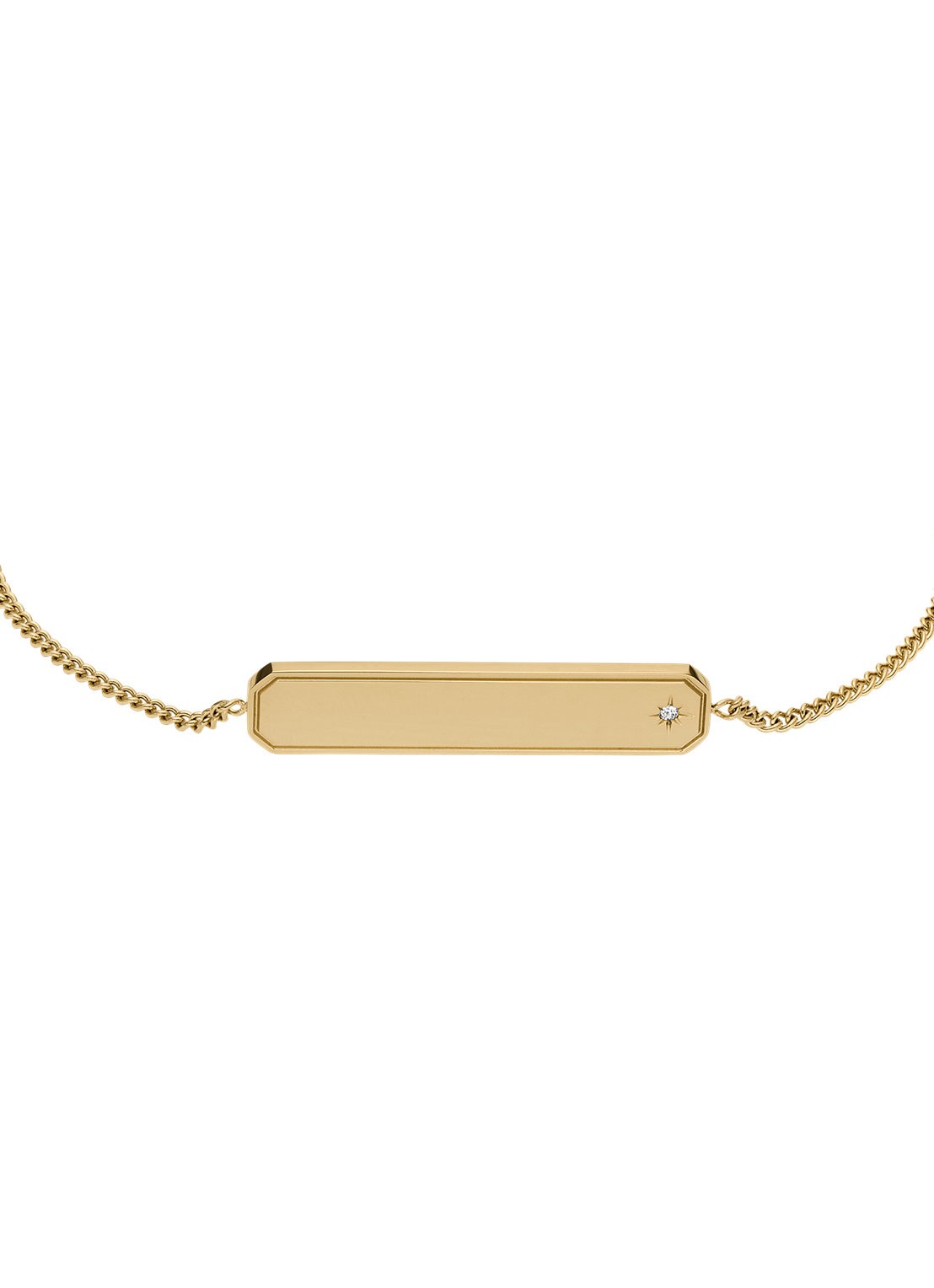 Fossil Sadie armband JF04928710 - detail goud