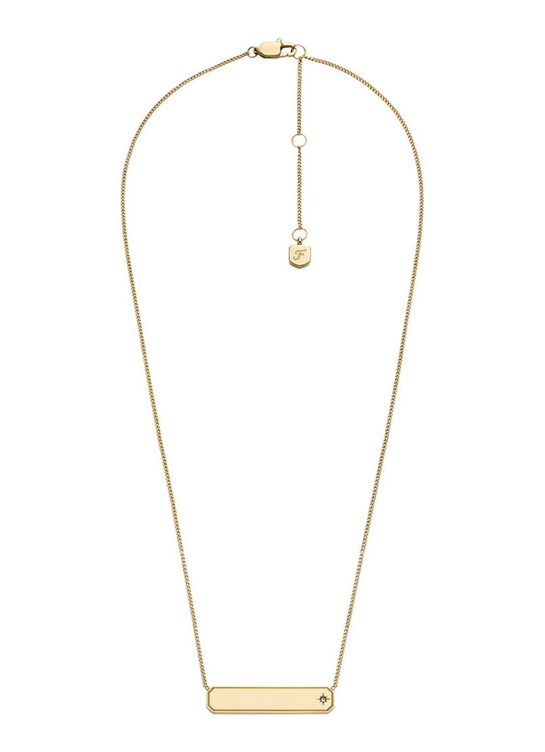 Fossil Sadie ketting JF04926710 - detail 3 goud