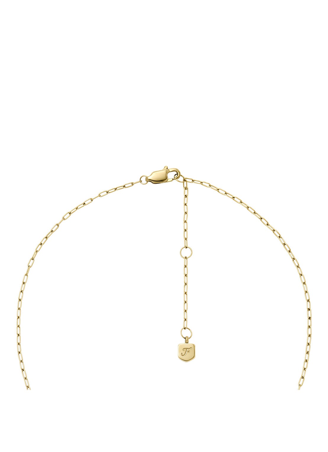 Fossil Sadie ketting met hanger JF04856710 - detail 4 goud