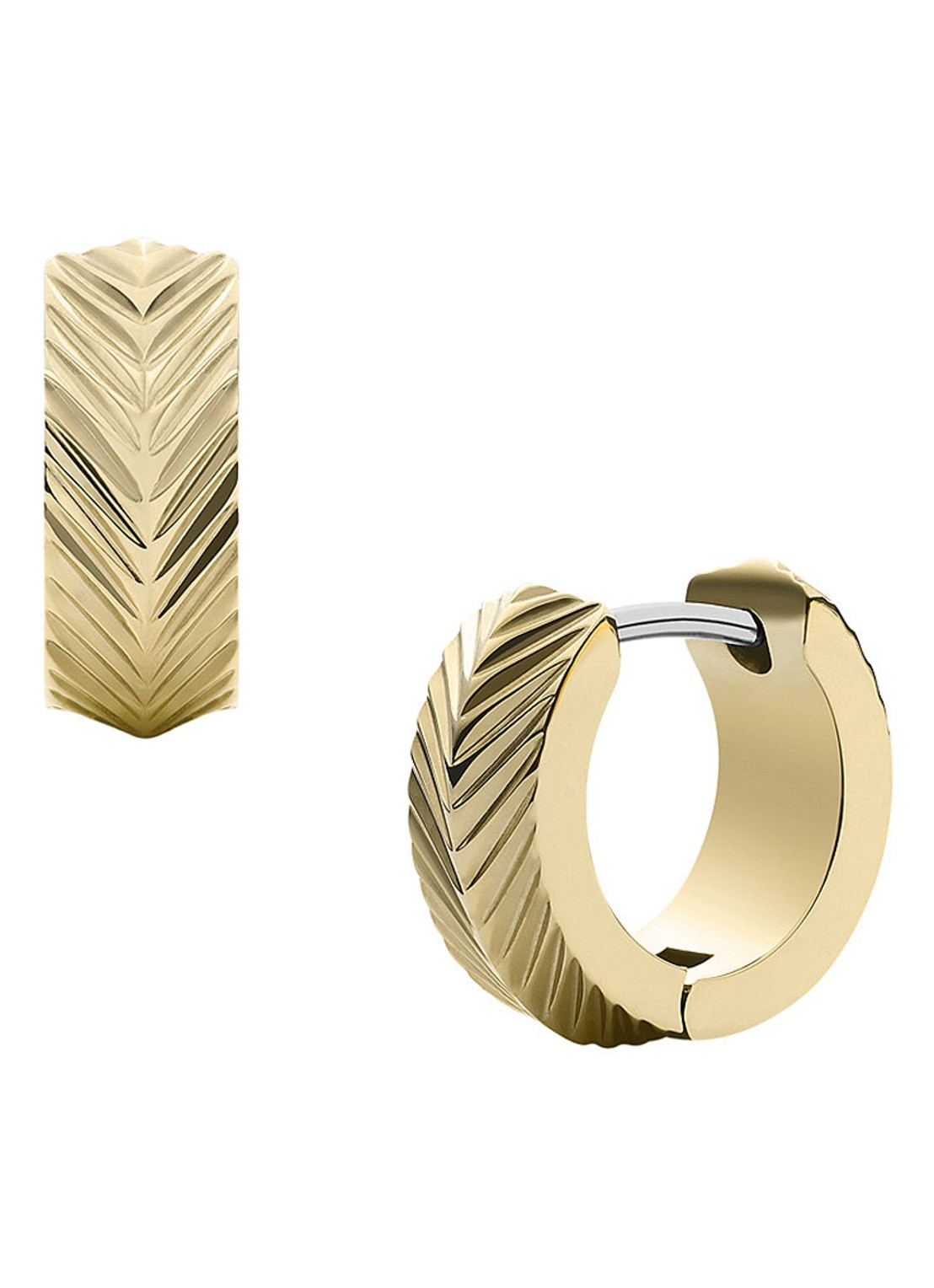 Fossil Sadie oorringen JF04116710 - detail 2 goud