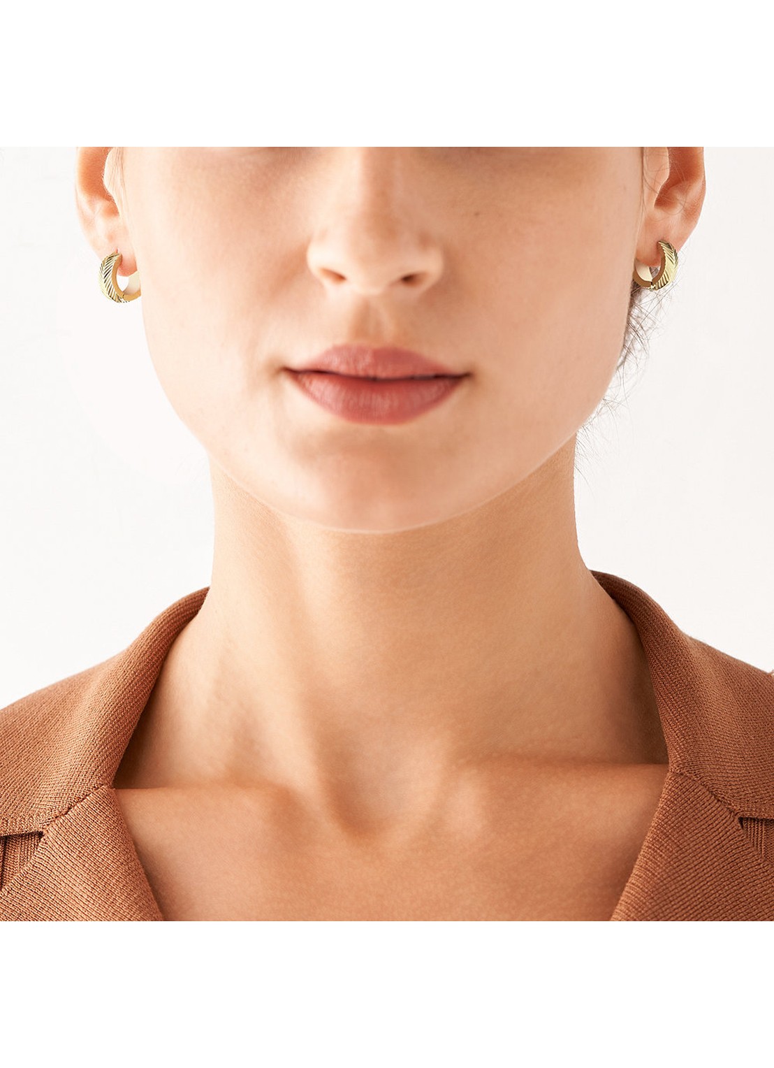 Fossil Sadie oorringen JF04116710 - detail 4 goud