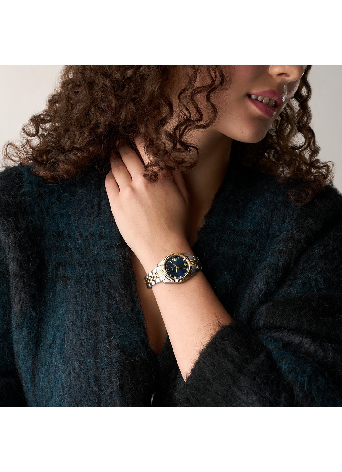 Fossil Scarlette horloge ES5443 - detail 6 zilver