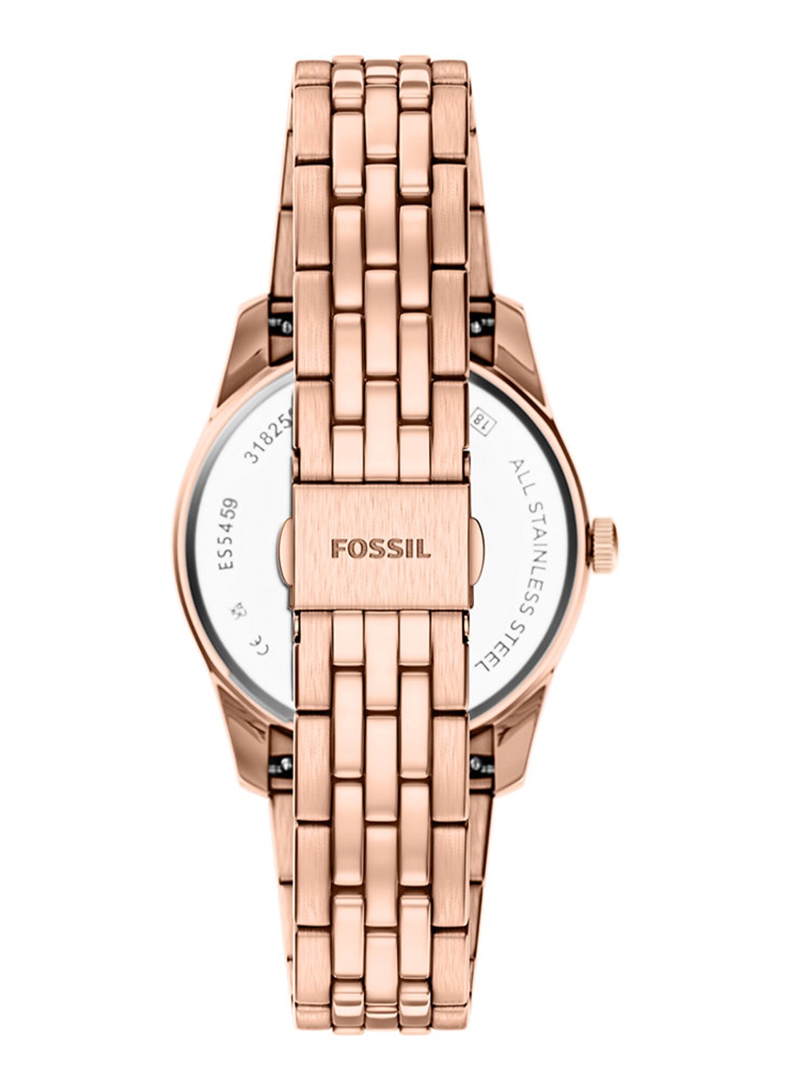 Fossil Scarlette horloge ES5459 - detail 2 roségoud