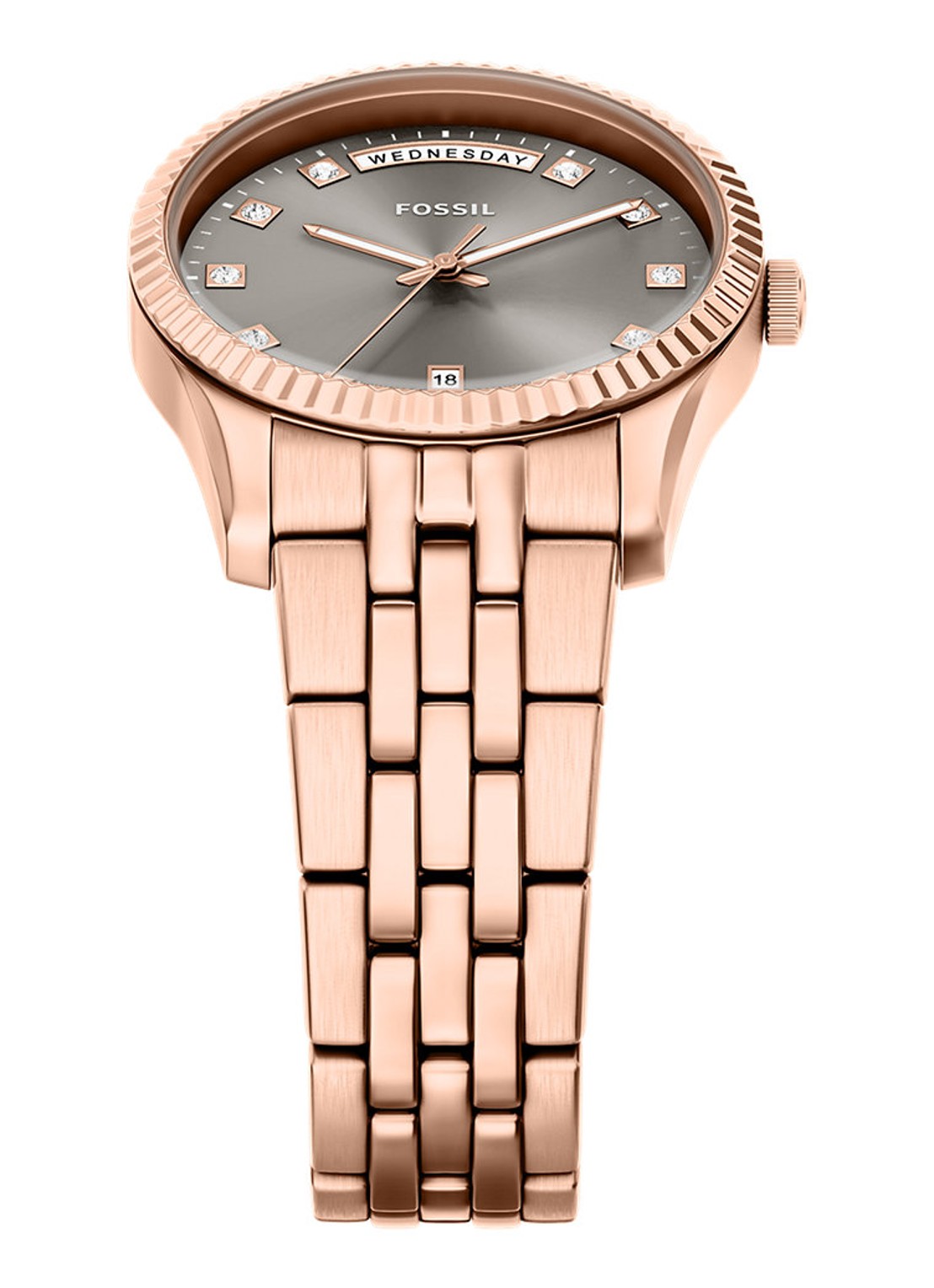 Fossil Scarlette horloge ES5459 - detail 4 roségoud