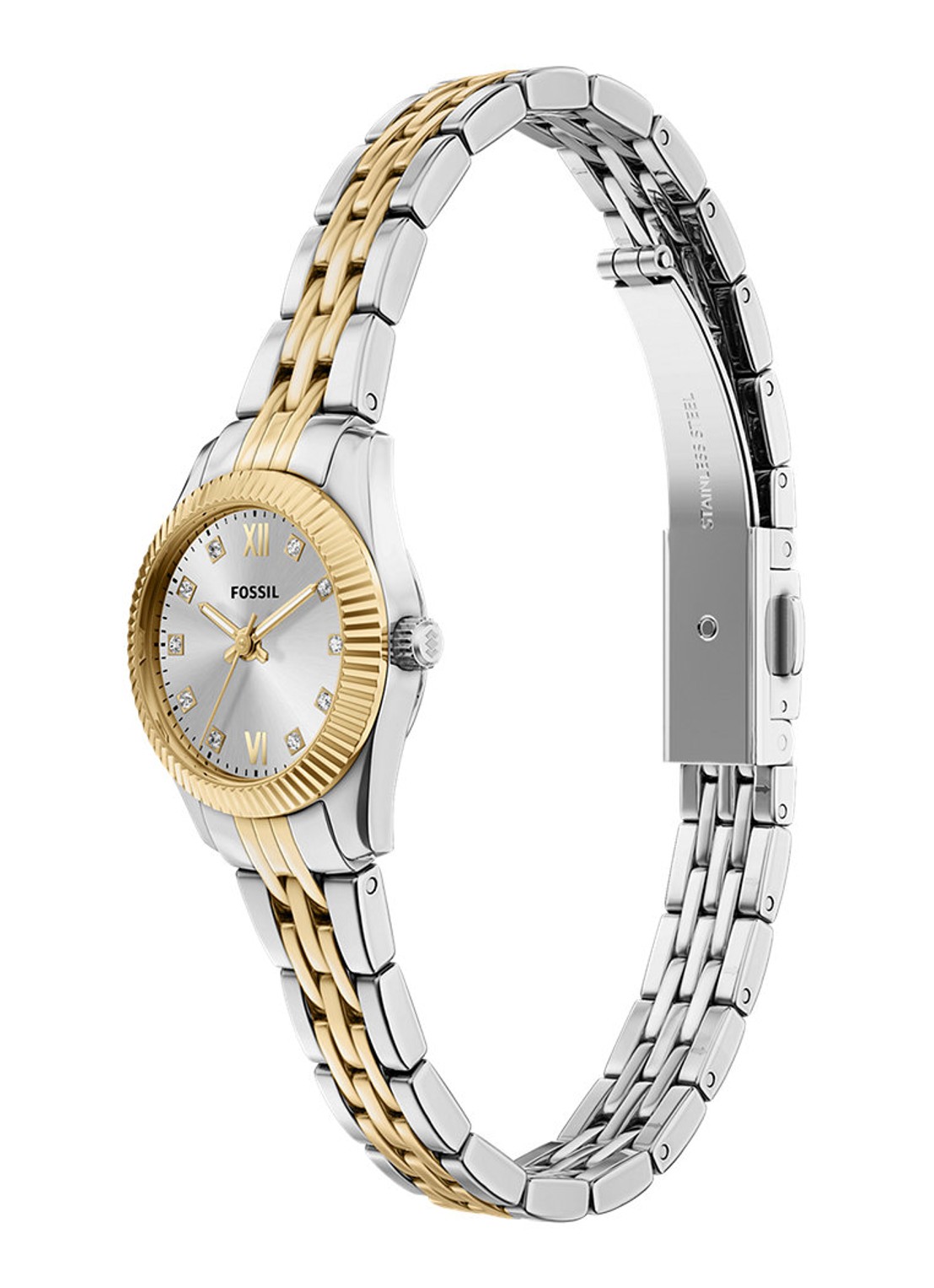 Fossil Scarlette horloge ES5473 - detail 4 zilver
