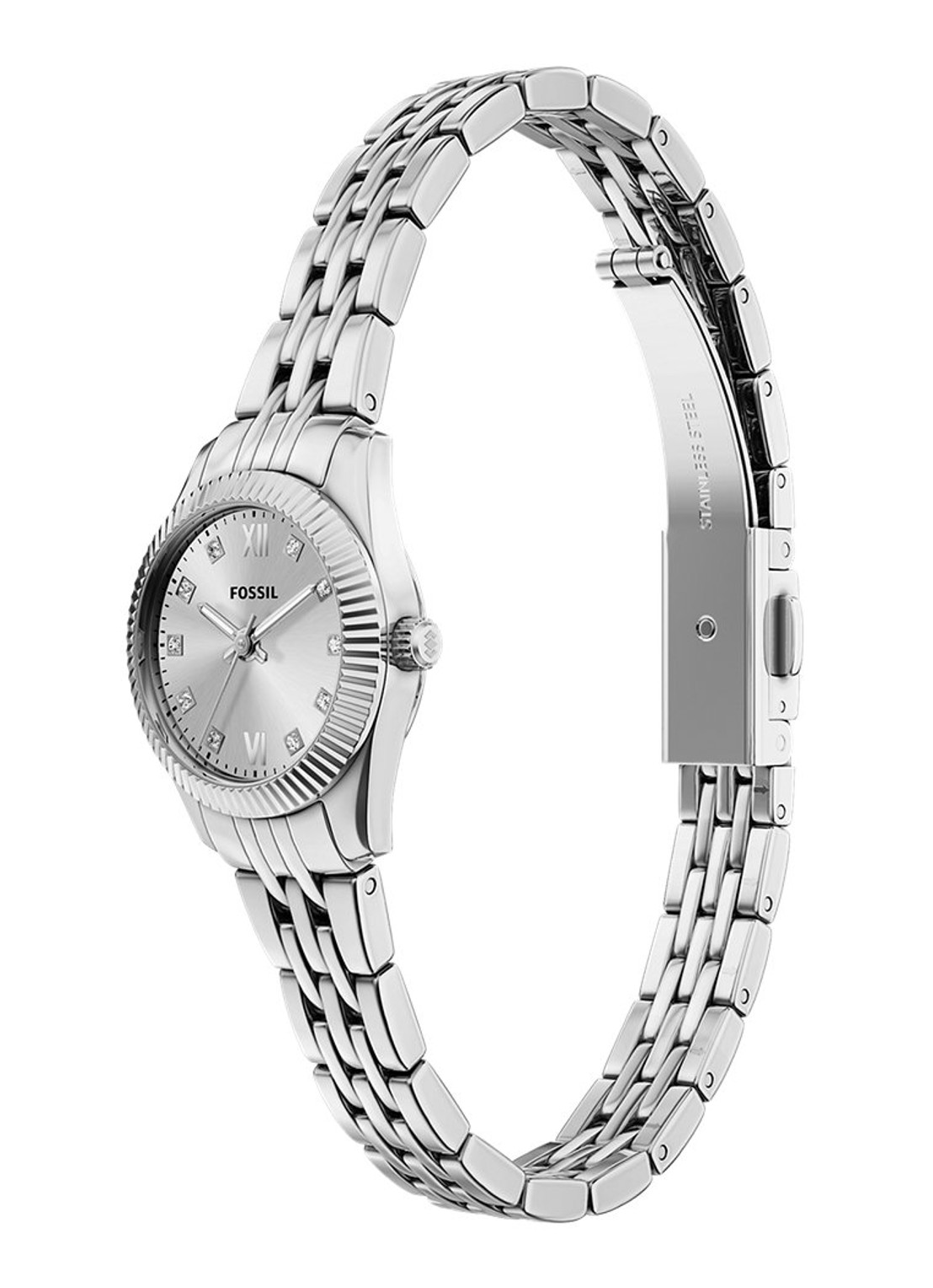 Fossil Scarlette horloge ES5475 - detail 4 zilver