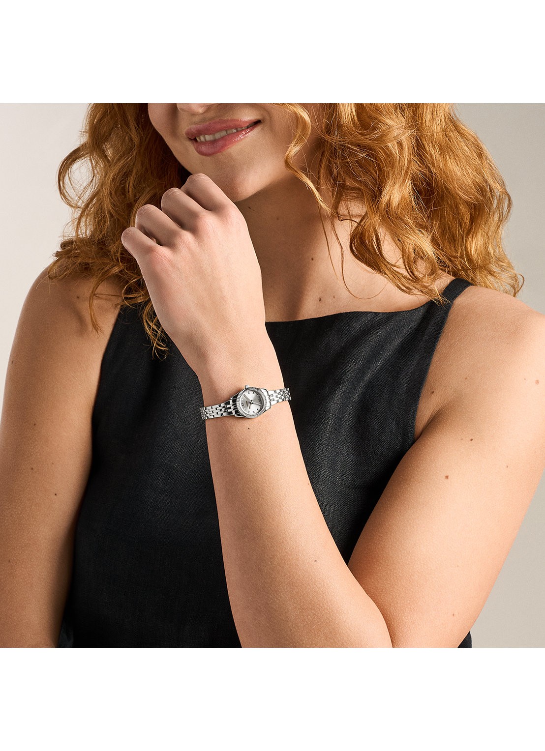 Fossil Scarlette horloge ES5475 - detail 5 zilver