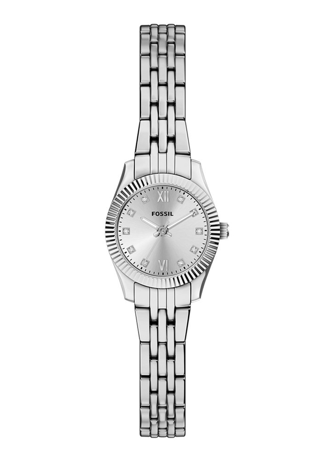 Fossil Scarlette horloge ES5475 - voorkant 6 zilver
