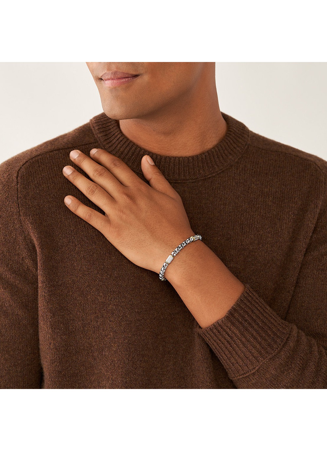 Fossil Schakelarmband JF04138998 - detail 3 goud