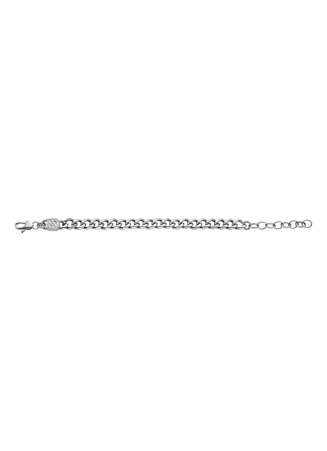 Fossil Schakelarmband JF04615040 - voorkant 2 zilver