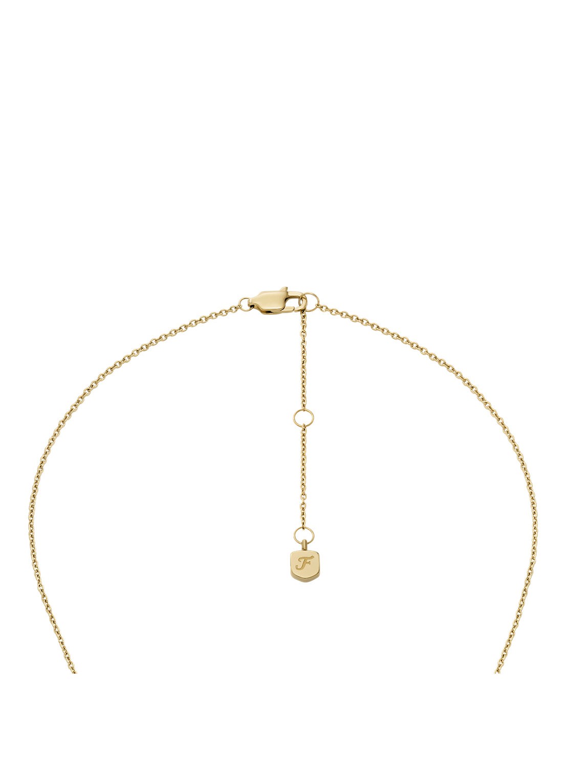 Fossil Set van ketting en oorknopjes JF04881SET - detail 4 goud
