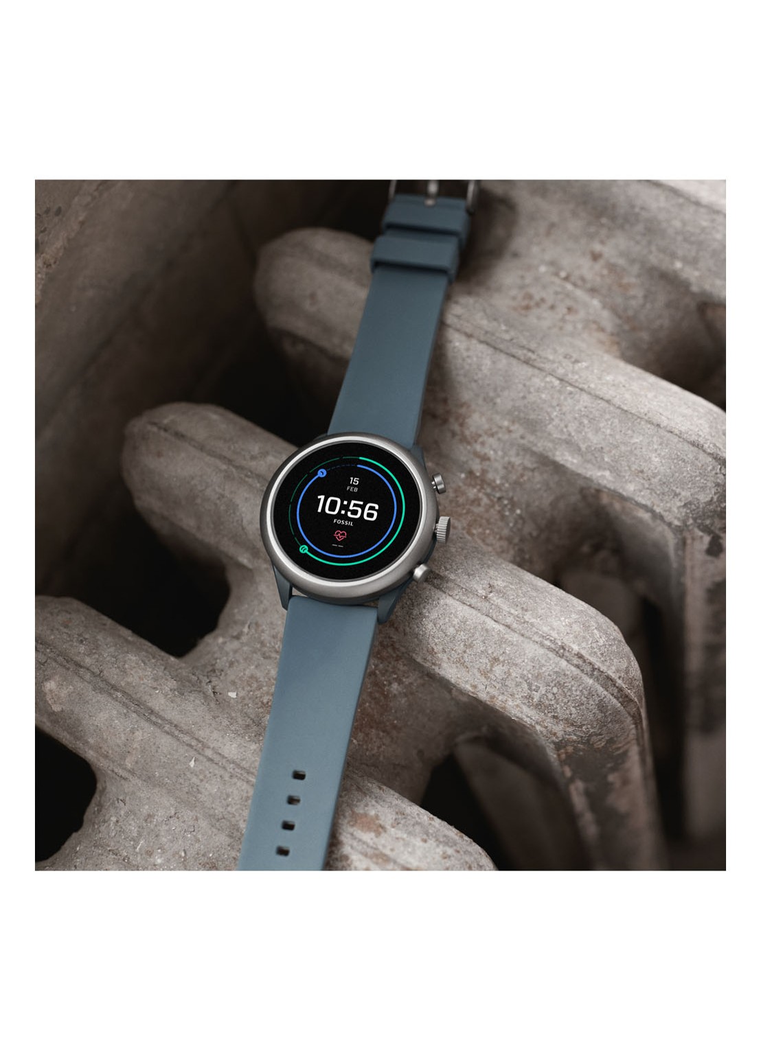 Fossil Sport Display Smartwatch Gen 4S FTW4021 - detail 5 blauw