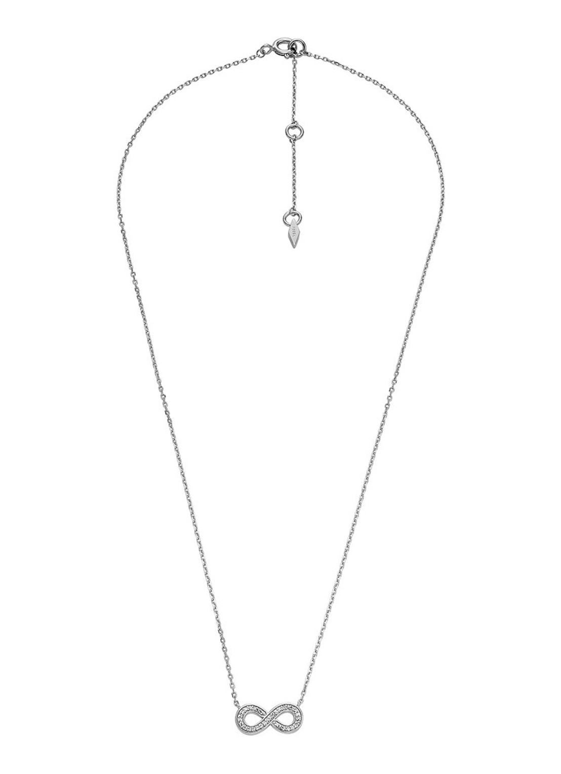 Fossil Sterling ketting van zilver JFS00632040 - detail 3 zilver