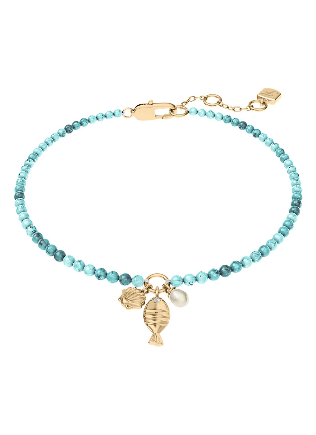 Fossil Sutton armband  JA7319710 - voorkant goud