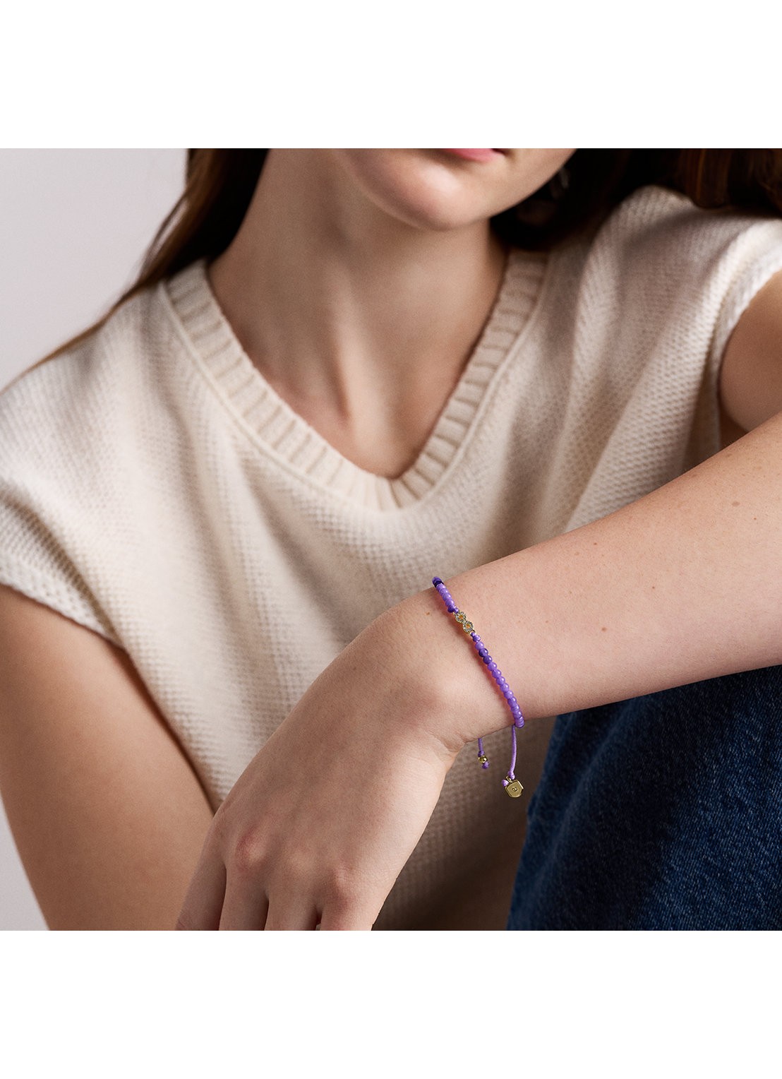 Fossil Sutton armband JA7324710 - detail 3 paars