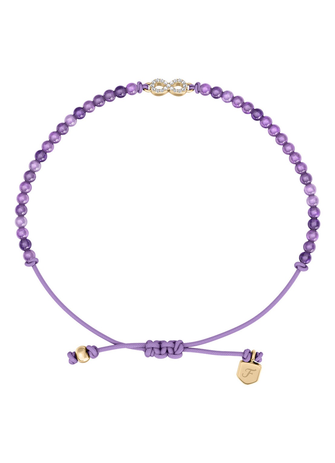Fossil Sutton armband JA7324710 - voorkant 4 paars