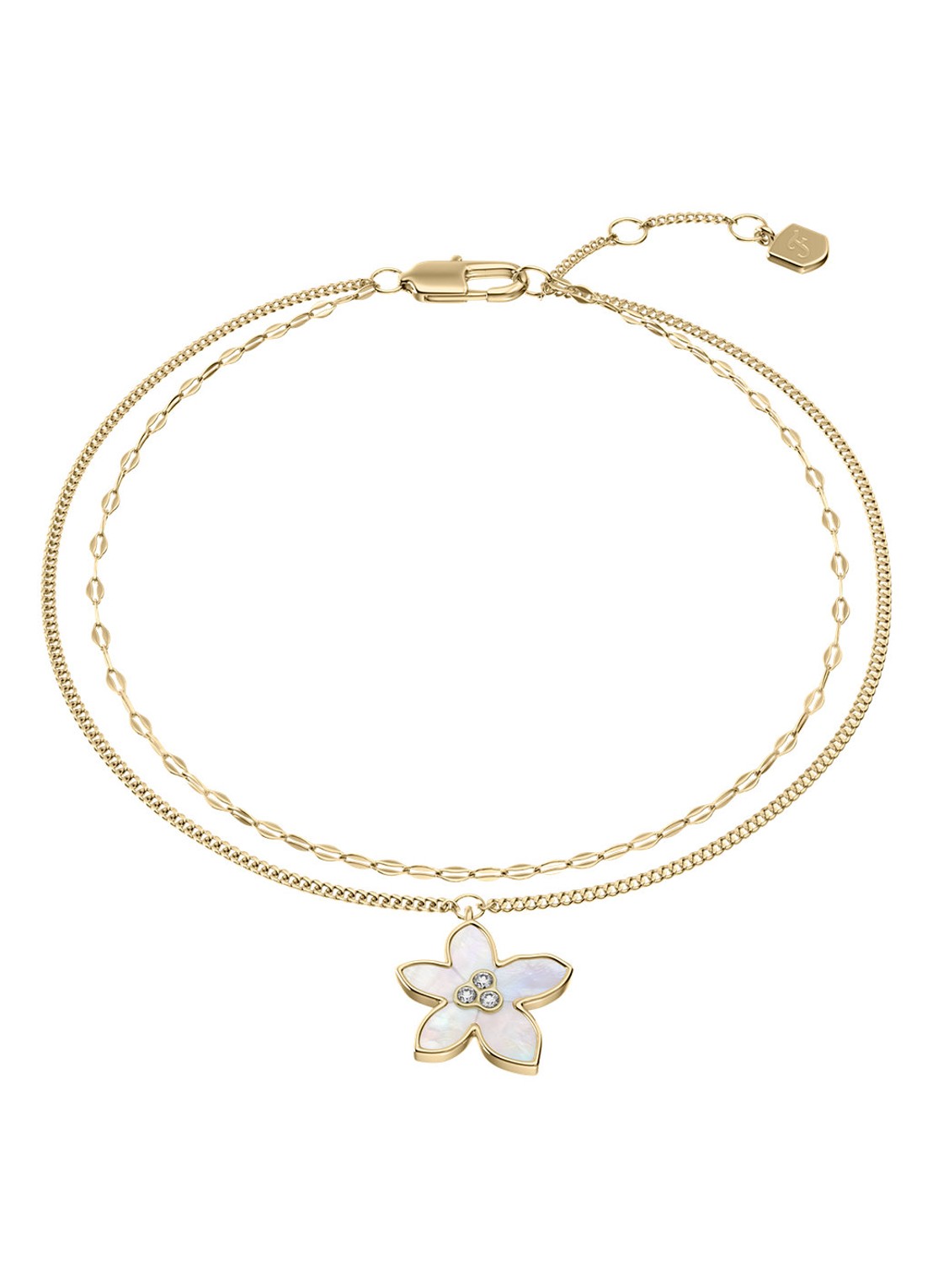 Fossil Sutton armband  JF04971710 - voorkant goud
