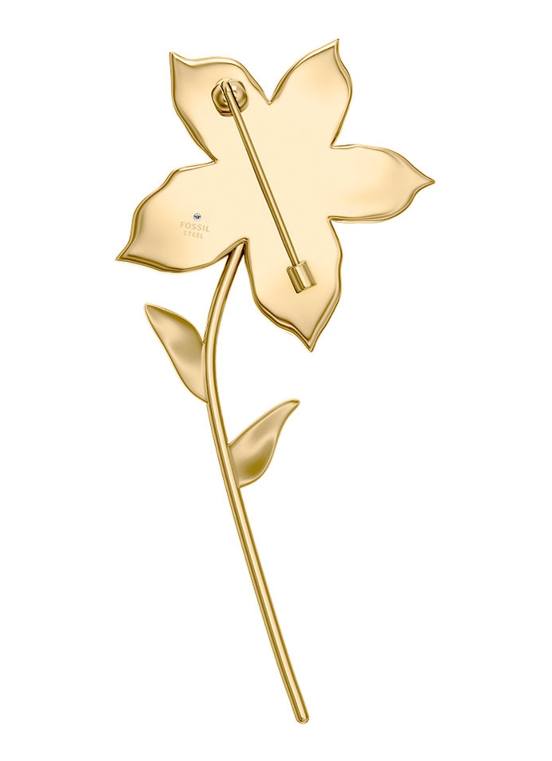 Fossil Sutton broche  JF04975710 - detail 2 goud