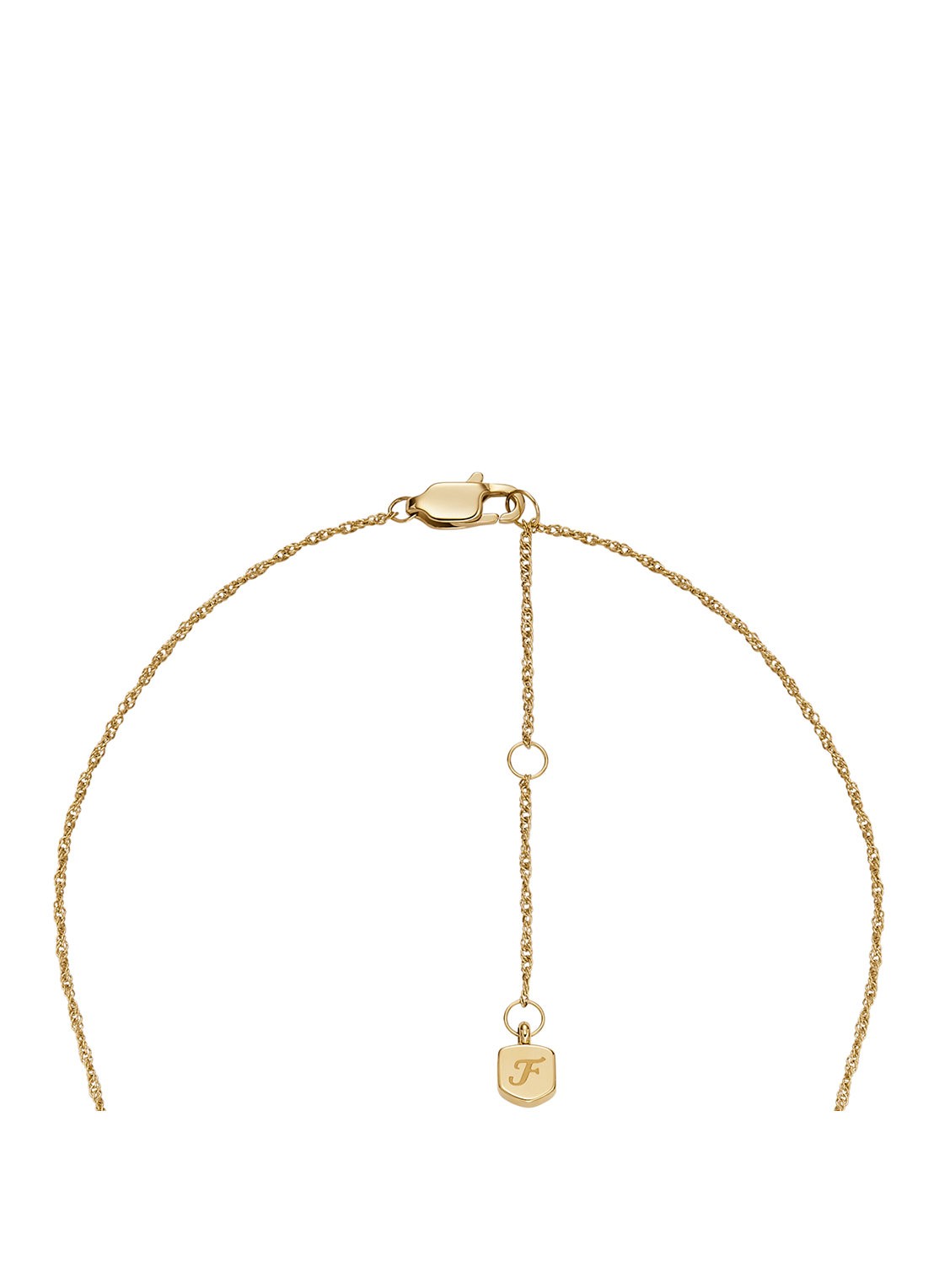 Fossil Sutton ketting JF04812710 - detail 5 goud