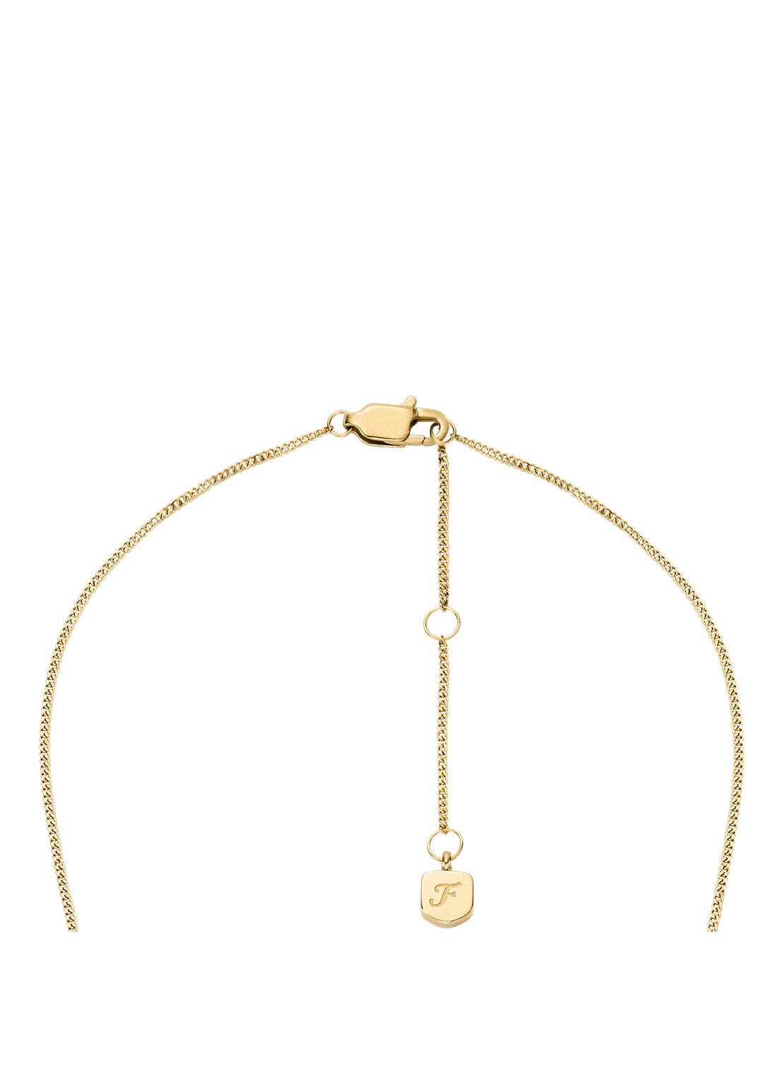 Fossil Sutton ketting JF04920710 - detail 3 goud