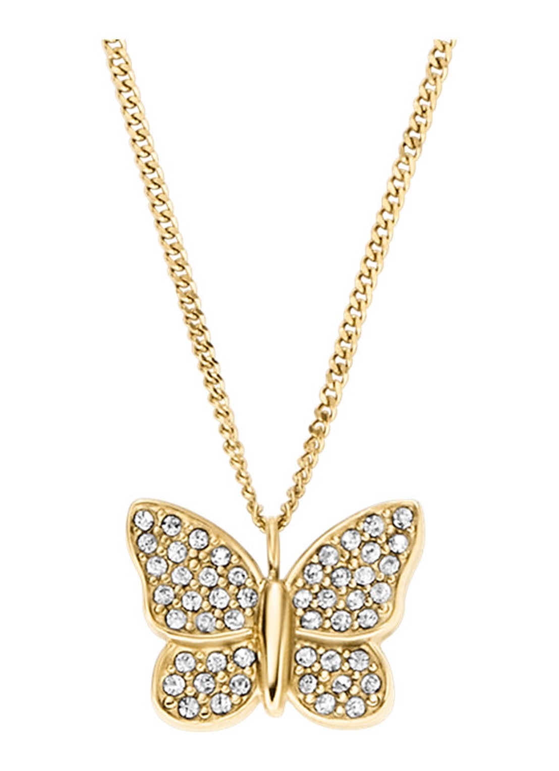 Fossil Sutton ketting JF04920710 - voorkant 6 goud