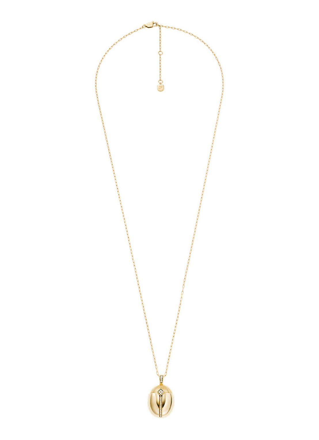 Fossil Sutton ketting JF04962710 - detail 3 goud