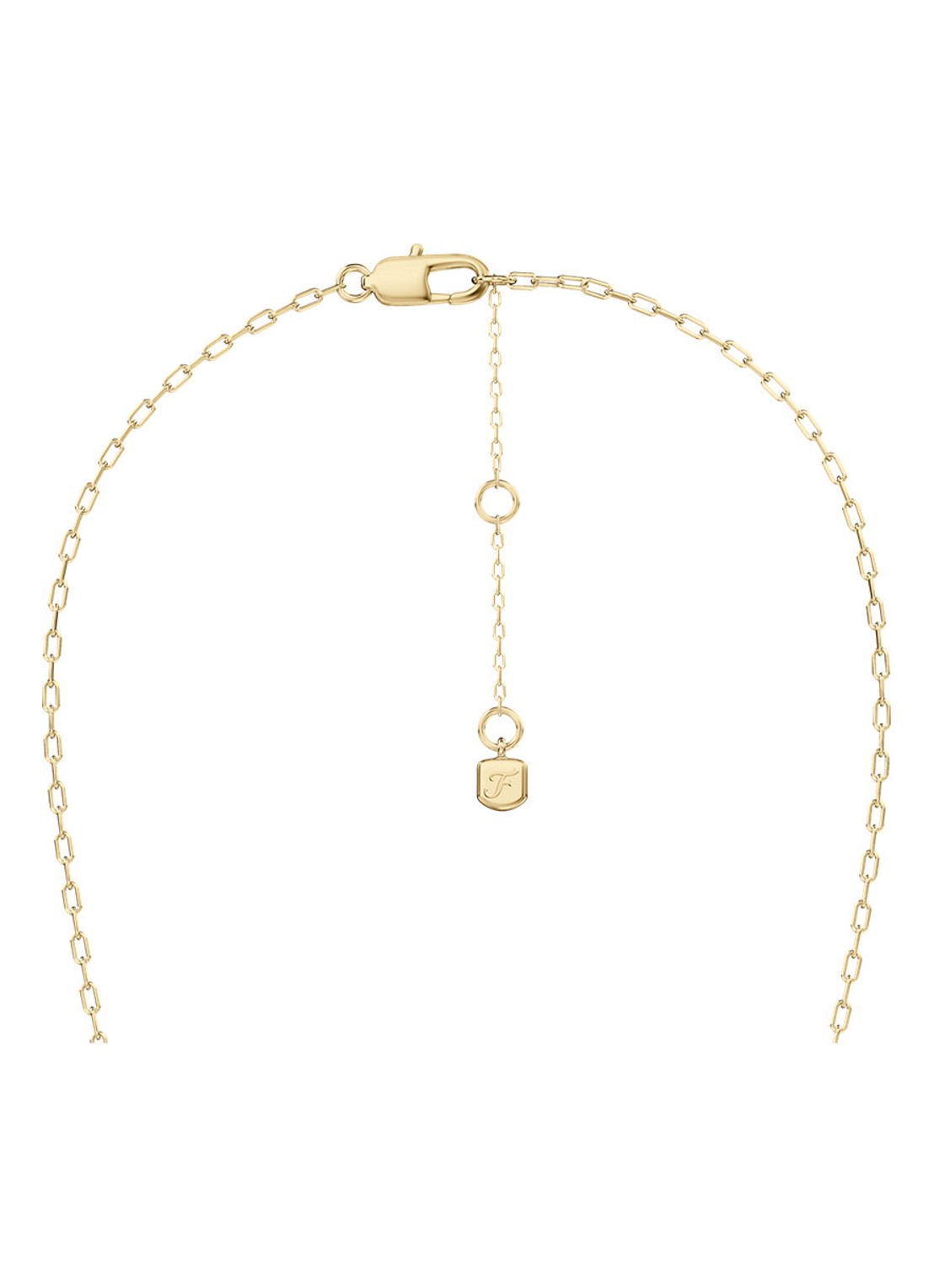 Fossil Sutton ketting verguld JA7317710 - detail 3 goud