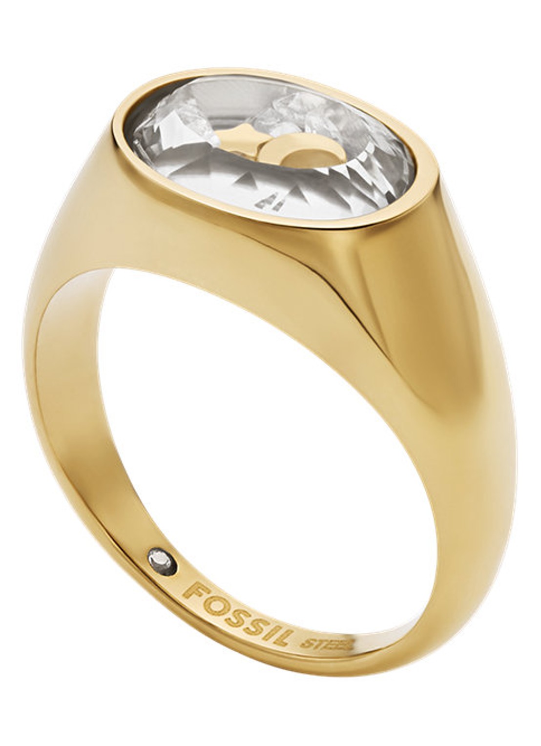 Fossil Sutton ring JF04896710 - detail 3 goud