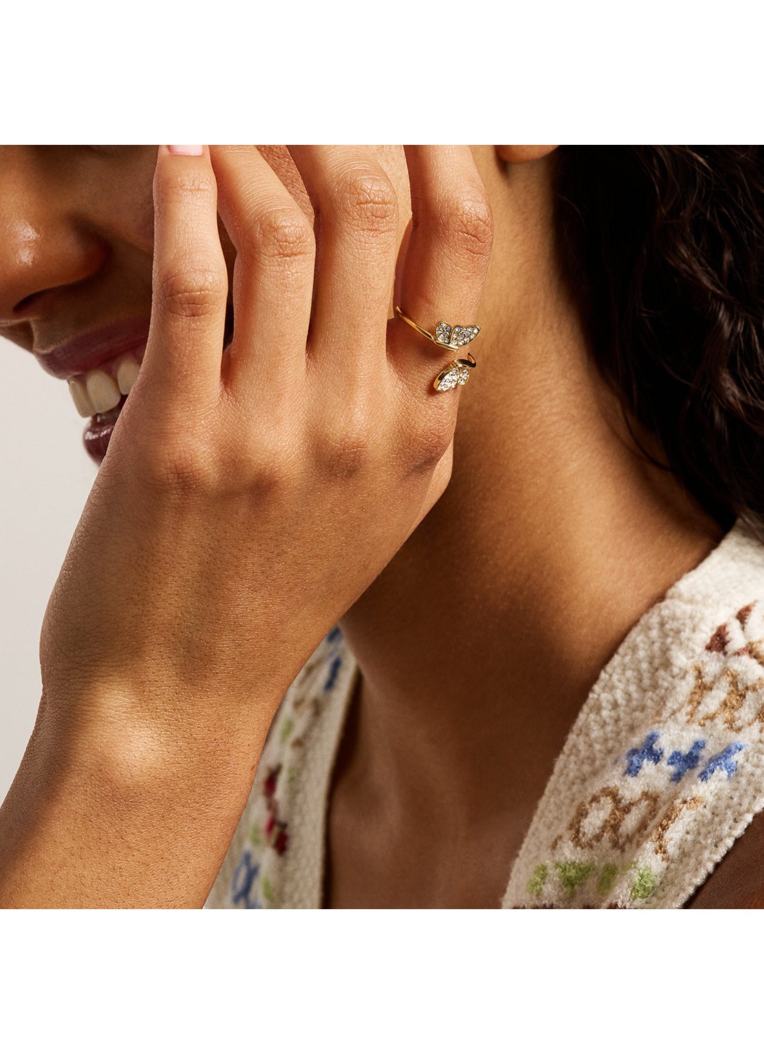 Fossil Sutton ring JF04924710 - detail 4 goud