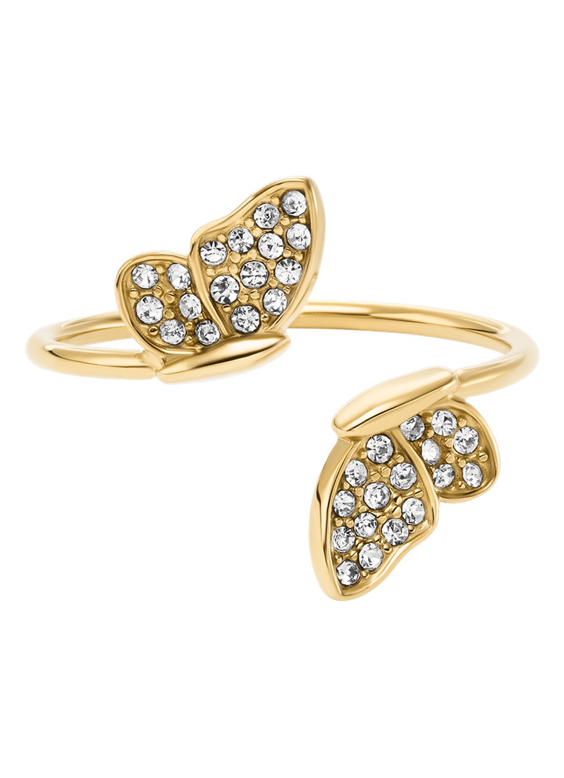 Fossil Sutton ring JF04924710 - voorkant 5 goud