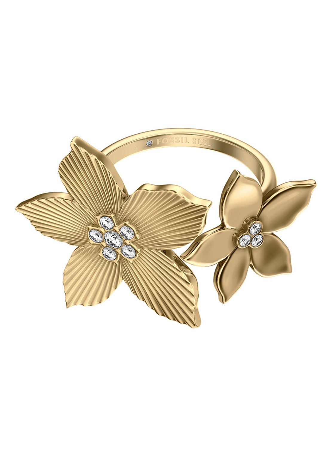 Fossil Sutton ringen JF04974710 - detail 2 goud