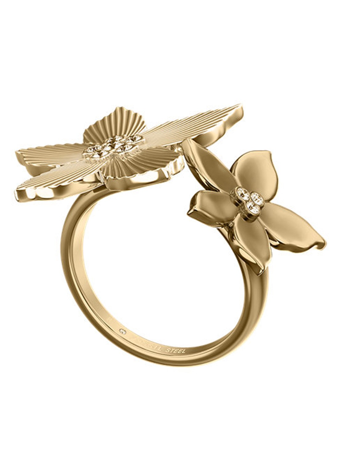 Fossil Sutton ringen JF04974710 - detail 3 goud