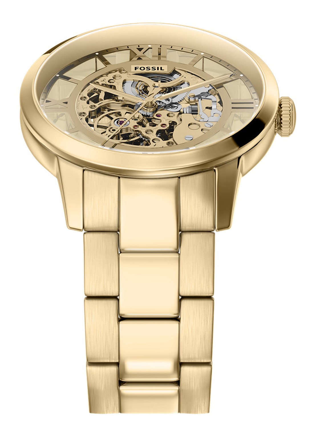 Fossil Townsman horloge ME3280 - detail 4 goud