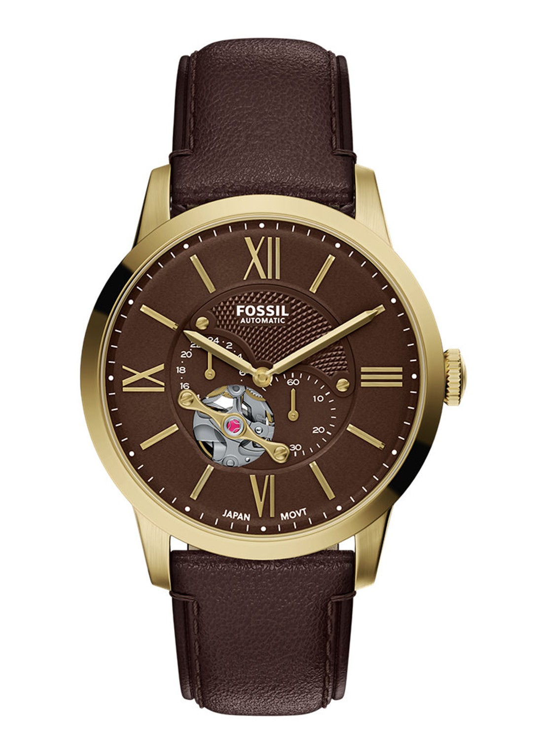 Fossil Townsman horloge ME3286 - voorkant 6 goud