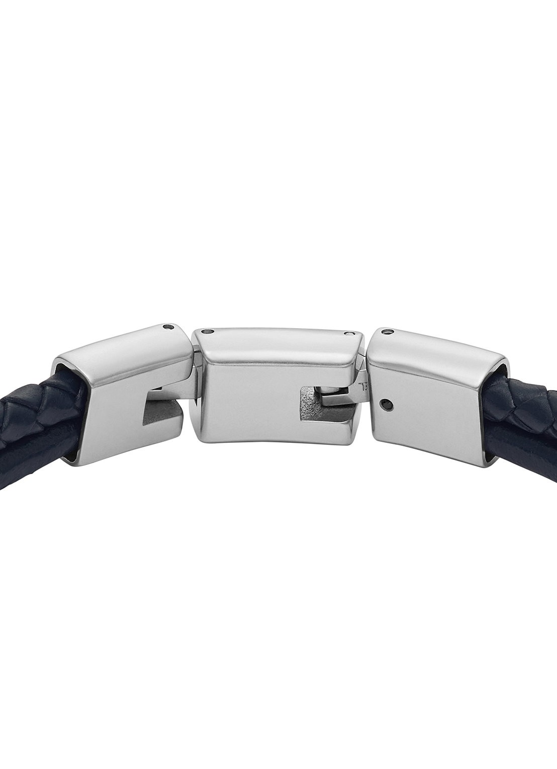 Fossil Wikkelarmband van leer JF04703998 - detail 3 blauw
