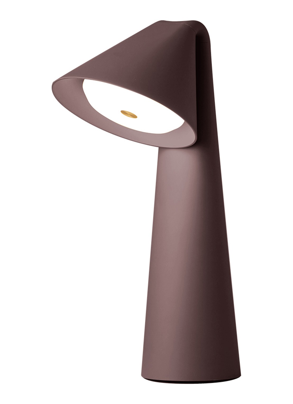 Frandsen Ami draagbare tafellamp 32 cm - voorkant bruin