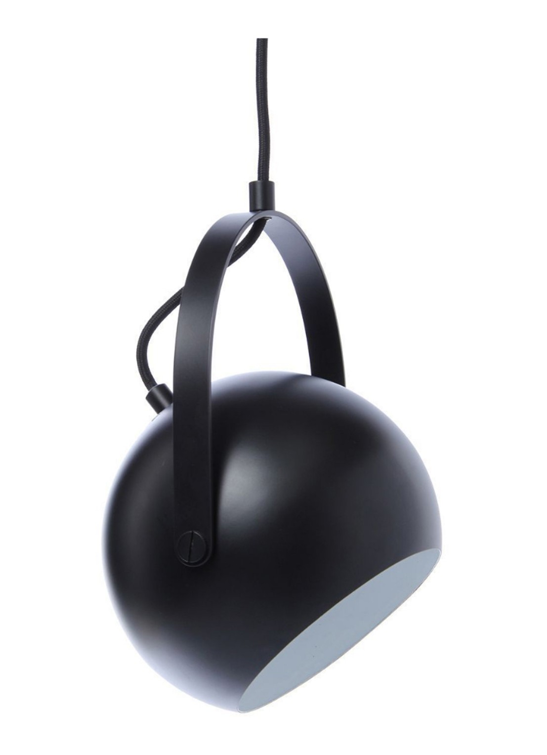 Frandsen Ball Handle hanglamp Ø 18 cm - voorkant zwart