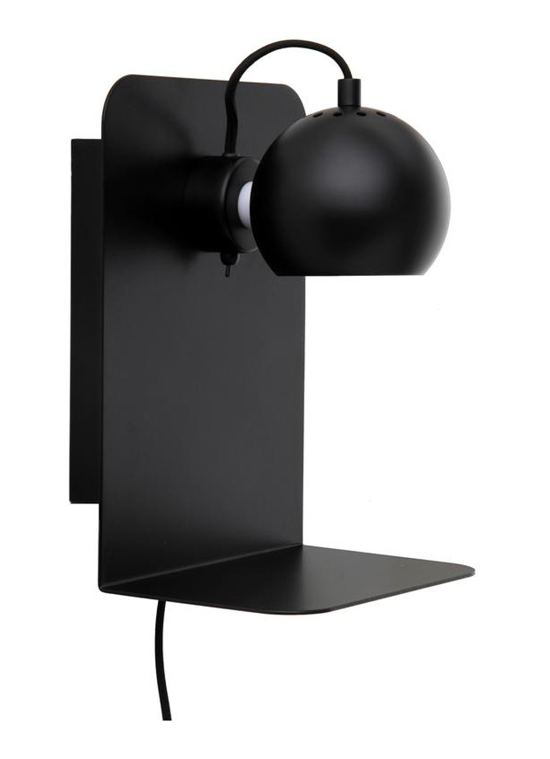 Frandsen Ball wandlamp 30 cm - voorkant zwart
