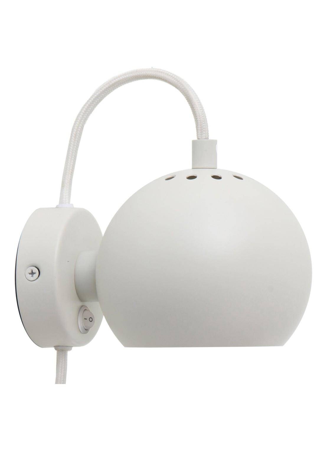 Frandsen Ball wandlamp - voorkant wit