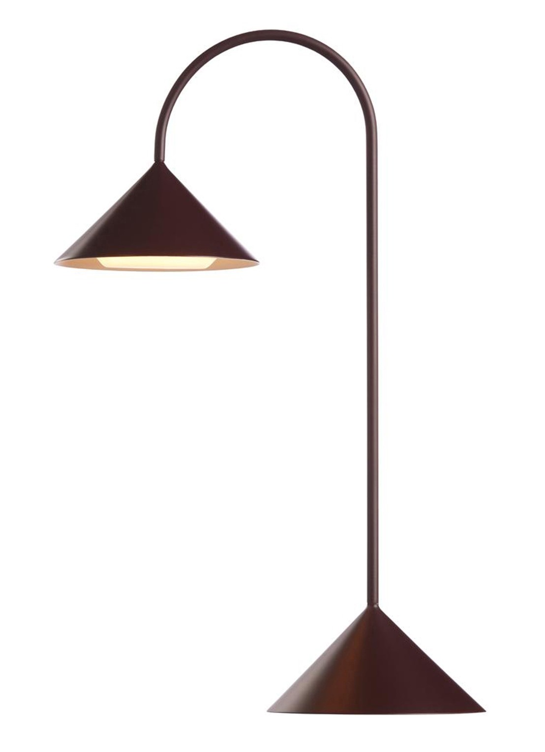Frandsen Grasp draagbare tafellamp 47 cm - voorkant rood