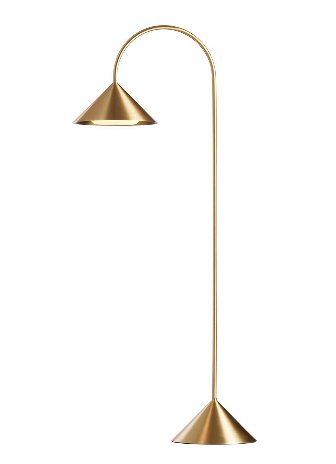 Frandsen Grasp draagbare tafellamp 72 cm - voorkant goud