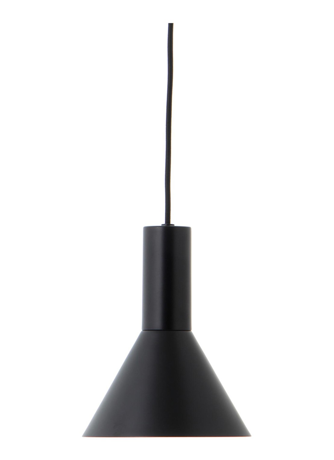 Frandsen Lyss hanglamp Ø18 cm - voorkant zwart